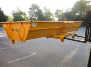 Benne avec flancs de côté escamotables