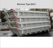Bennes de chantier acier