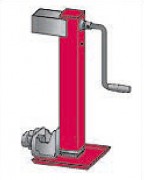 Béquille de levage container