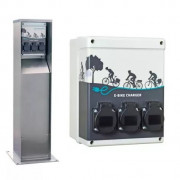 Bloc de 3 prises pour vélo ou trottinette électrique