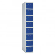 Vestiaire multicases en acier laminé - 8 à 32 casiers - Dim. L500 à 1200 mm x H1800 mm x P500 mm