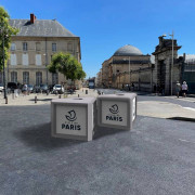 Bloc de lestage béton avec visuel personnalisable