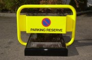 Bloc parking solaire avec télécommande