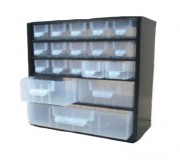 Bloc tiroirs transparents