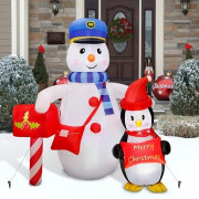 Bonhomme de Neige gonflable