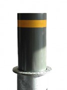 Borne anti-bélier escamotable