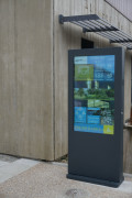 Borne d'affichage dynamique interactif