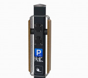 Borne de recharge VAE à 2 vélos - 2 prises capacité de charge : 16 A - Voltage 230V DC - Etanchéité IP54
