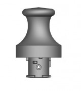 Borne fonte de sécurité démontable