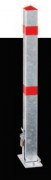 Borne en acier carrée basculable 70 x 70 mm - H.900 mm
