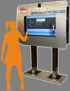 Borne interactive accessible