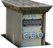 Borne énergie escamotable