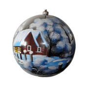 Boule de Noël faite main -