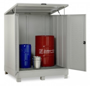 Box de rétention en acier pour fûts