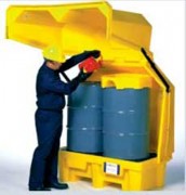 Box de stockage en pehd pour fût