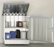 Box de stockage fûts interne et externe 500 kg