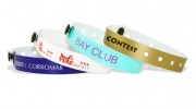 Bracelets personnalisables en plastique