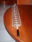 Broche panier pour rôtissoire poulets