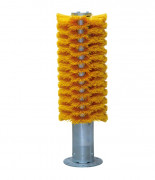 Brosse à vaches à fixer au sol - 26 anneaux - Hauteur 1,50 m 