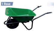 Brouette électrique 1 roue - Contenance 85 litres - Charge 150 kg