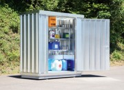 Bungalow de stockage produits polluants