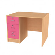 Bureau à 3 tiroirs pour crèche