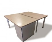 Bureau droit double d'occasion