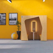 Cabine acoustique en bois