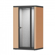 Cabine acoustique individuelle - Isolation 30,3 dB - ?clairage LED - Ventilation
