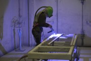 Cabine de métallisation dépoussiérage