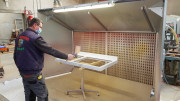 Cabine de peinture vernis modulable 3m x 1,80m