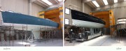Cabine de peinture bateau