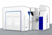 Cabine de peinture industrielle