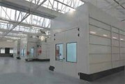 Cabine de peinture pour poids lourds