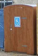 Cabine de toilettes sèches PMR - L 1490 x H 2060 mm