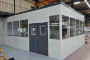 Cabine double paroi modulaire