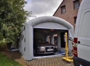 Cabine de peinture gonflable pour extérieur