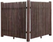 Cache conteneur en plastique recyclé hauteur 100 à 180 cm