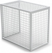 Cage clim en acier galvanisée