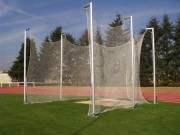 Cage pour lancer disque d'athlètisme