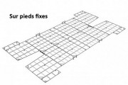 Caillebotis métal sautoir à avancées