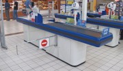 Caisse de sortie pour supermarché 65 à 250 cm