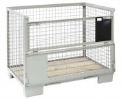 Caisse europool grillagée