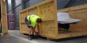 Caisse maritime en bois sur mesure