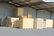 Caisse navette bois carton