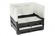 Caisse palette plastique pliable 565 litres