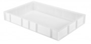 Bac à pâtons en PEHD 9L empilable - Avec ou sans couvercle - Dimensions : 600 x 400 x 55 mm