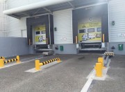 Cale roues de camion automatique