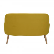 Canapé en velours 2 places