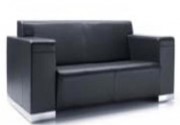 Canapé simili cuir contemporain